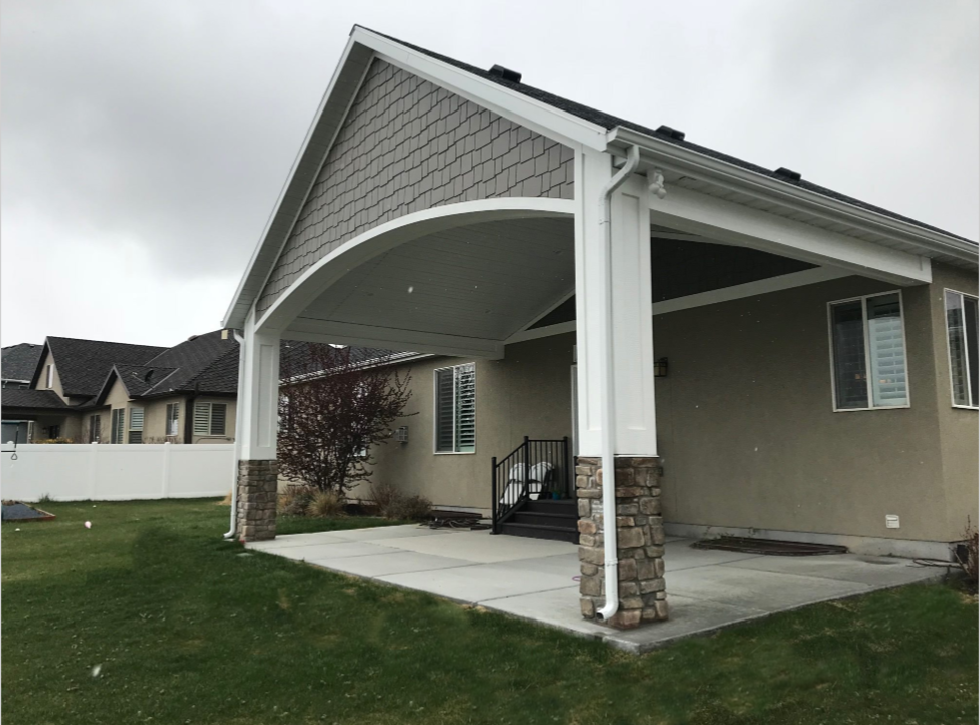 Custom Roof with Arch