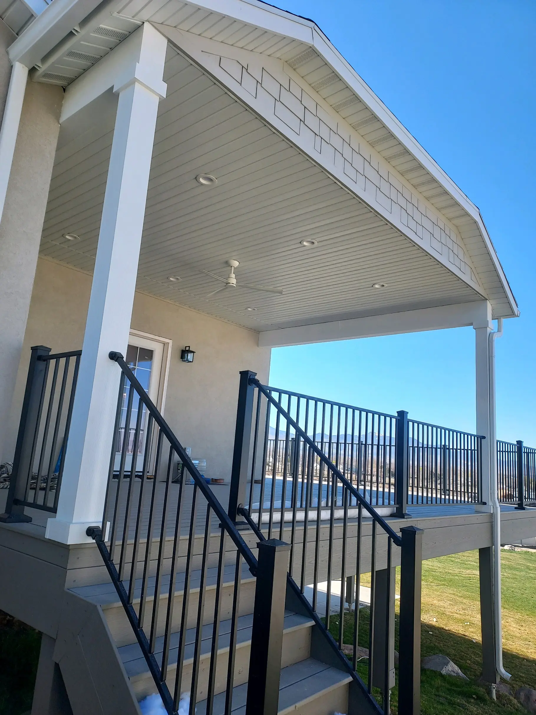 Custom Roof with stick frame