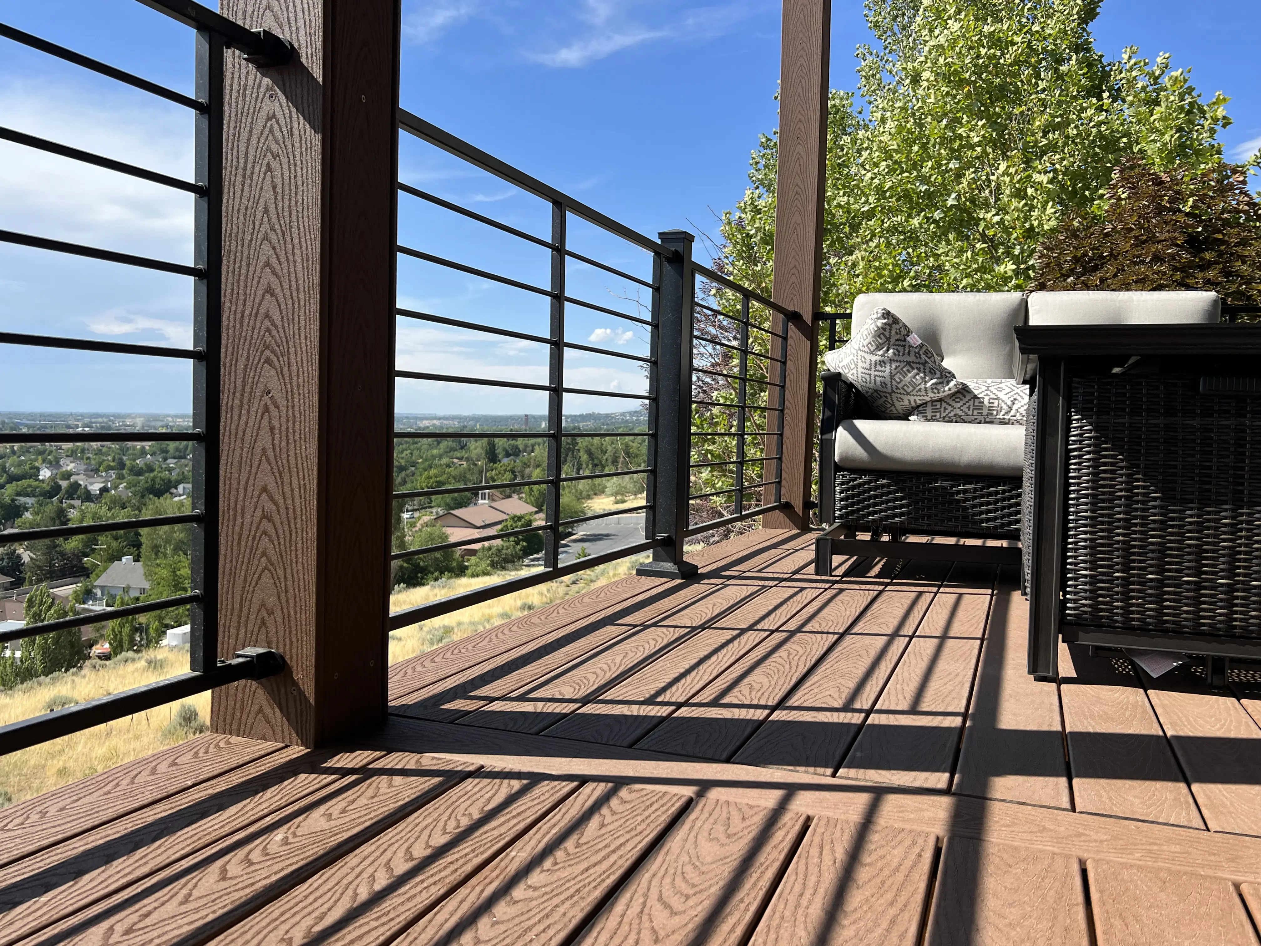 Trex Saddle decking 12