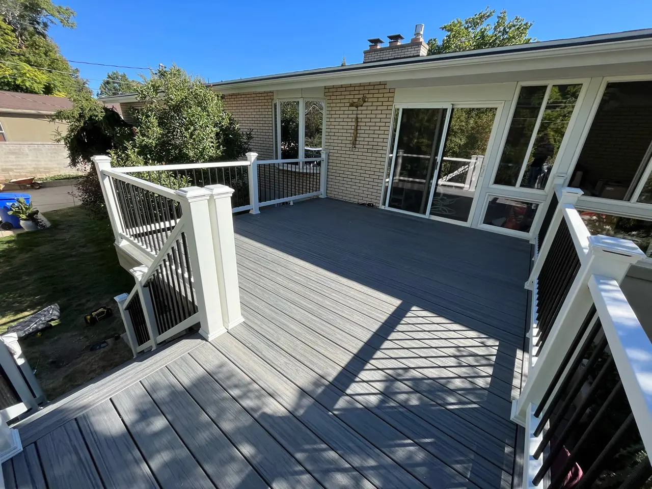 Trex Transcend Island Mist Deck 1