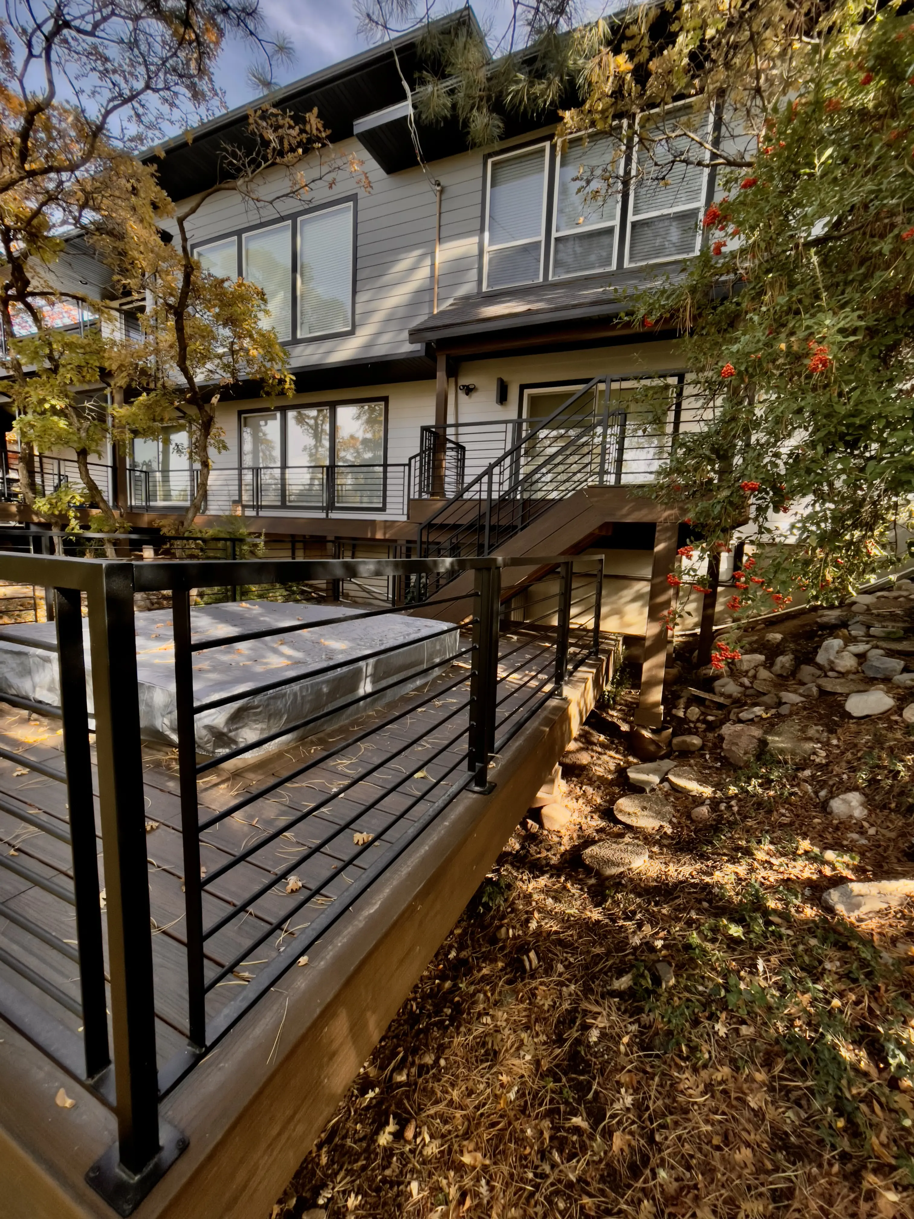Trex Transcend Pictures & Decking Inspiration | Blackrock Decks Get inspired for a custom deck rebuild with these Trex Transcend pictures from the expert team at Blackrock Decks.