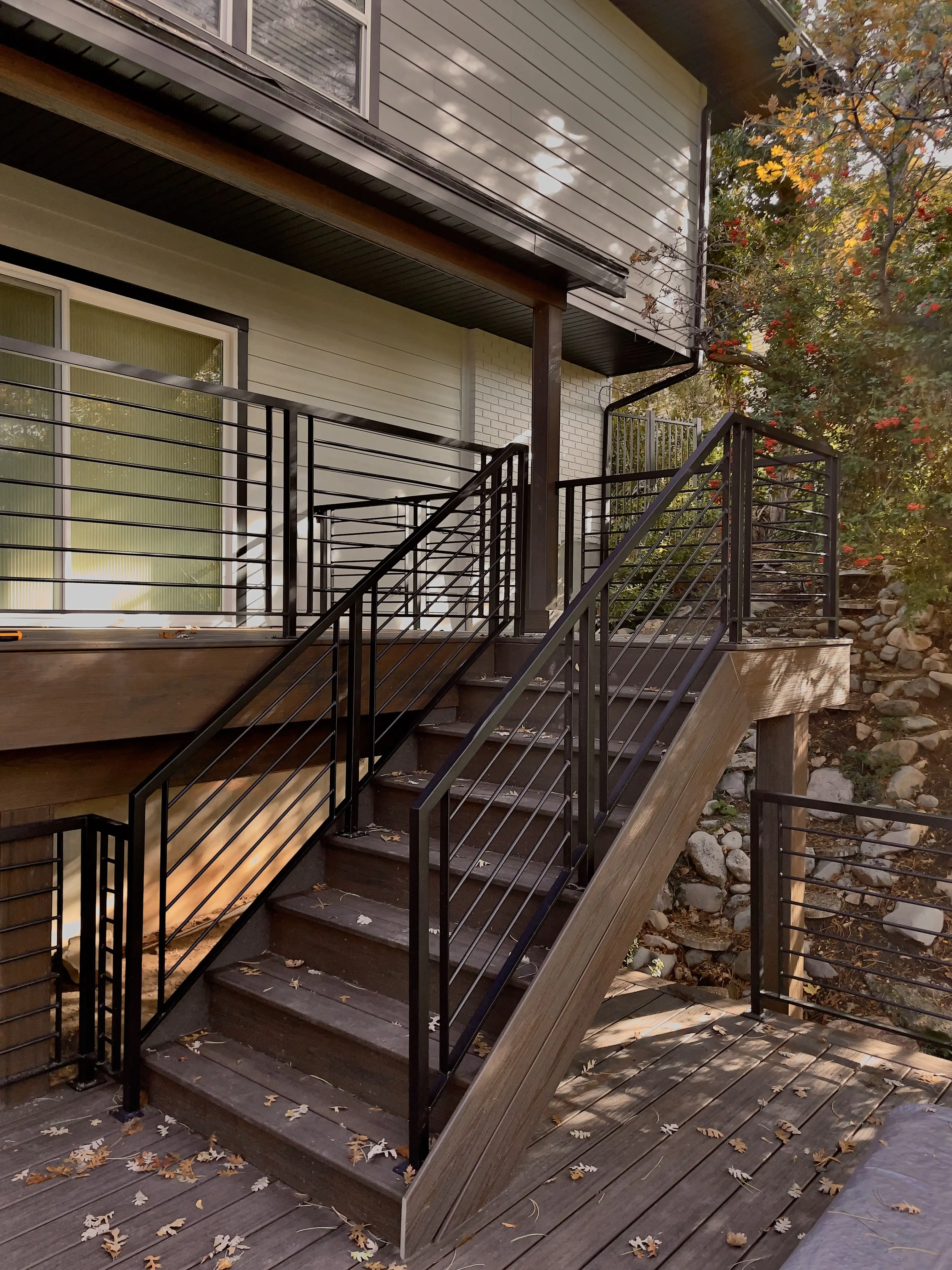 Trex Transcend Pictures & Decking Inspiration | Blackrock Decks Get inspired for a custom deck rebuild with these Trex Transcend pictures from the expert team at Blackrock Decks.