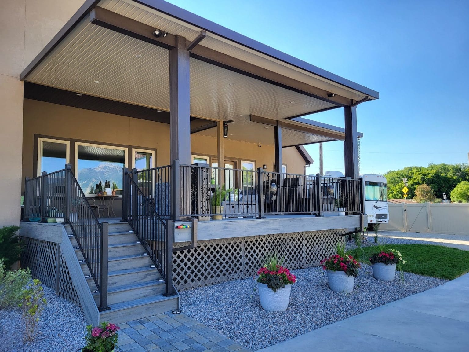 Premier Pergolas and Patio Covers In Utah Black Rock Decks