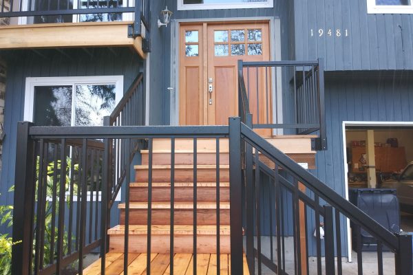 Transform your outdoor living space with custom Precision aluminum deck railing installation in Utah from the experts at Blackrock Decks!