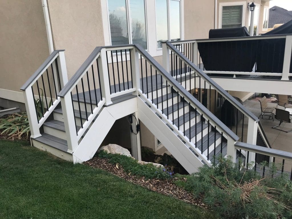 Trex Transcend Railing Ideas in Utah by Blackrock Decks