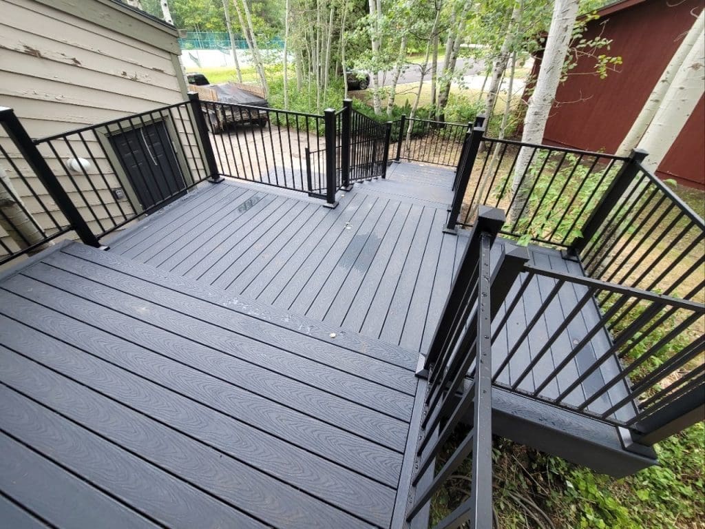 Cinch Deck Railing Photos in Utah by Blackrock Decks