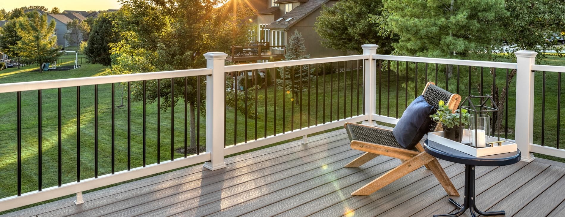 Trex Select Railing Installation in Utah by Black Rock Decks