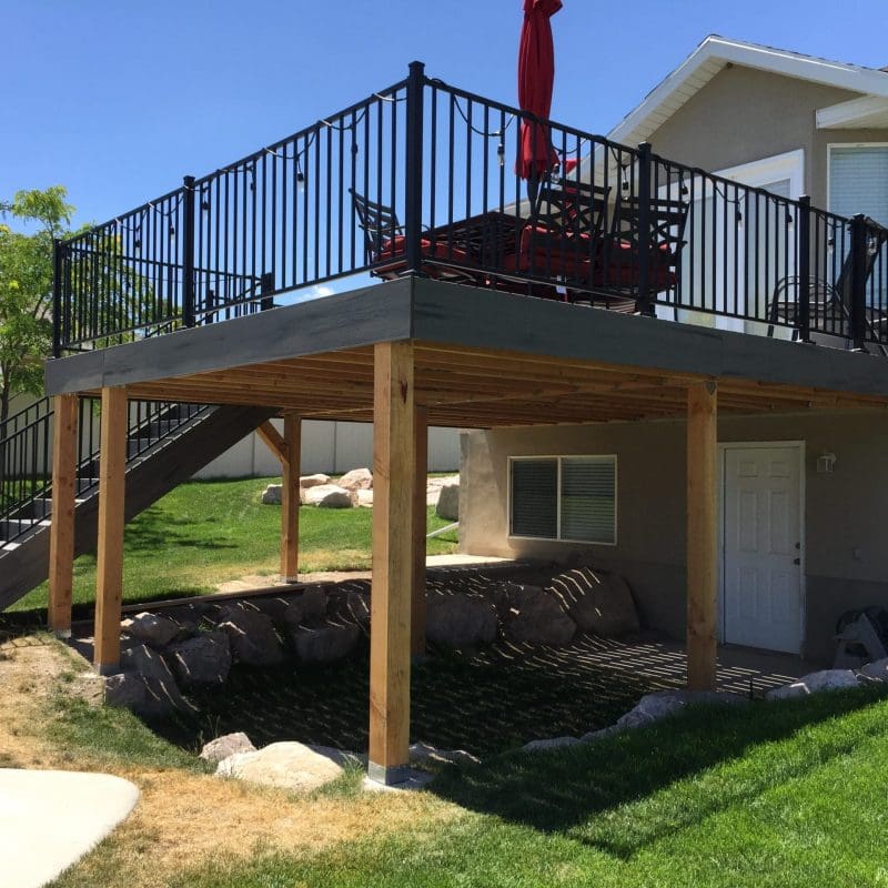 Blackrock Decks is one of the best deck builders in Eagle Mountain, Utah. Contact us for a quote on custom decks, pergolas, and patio covers.