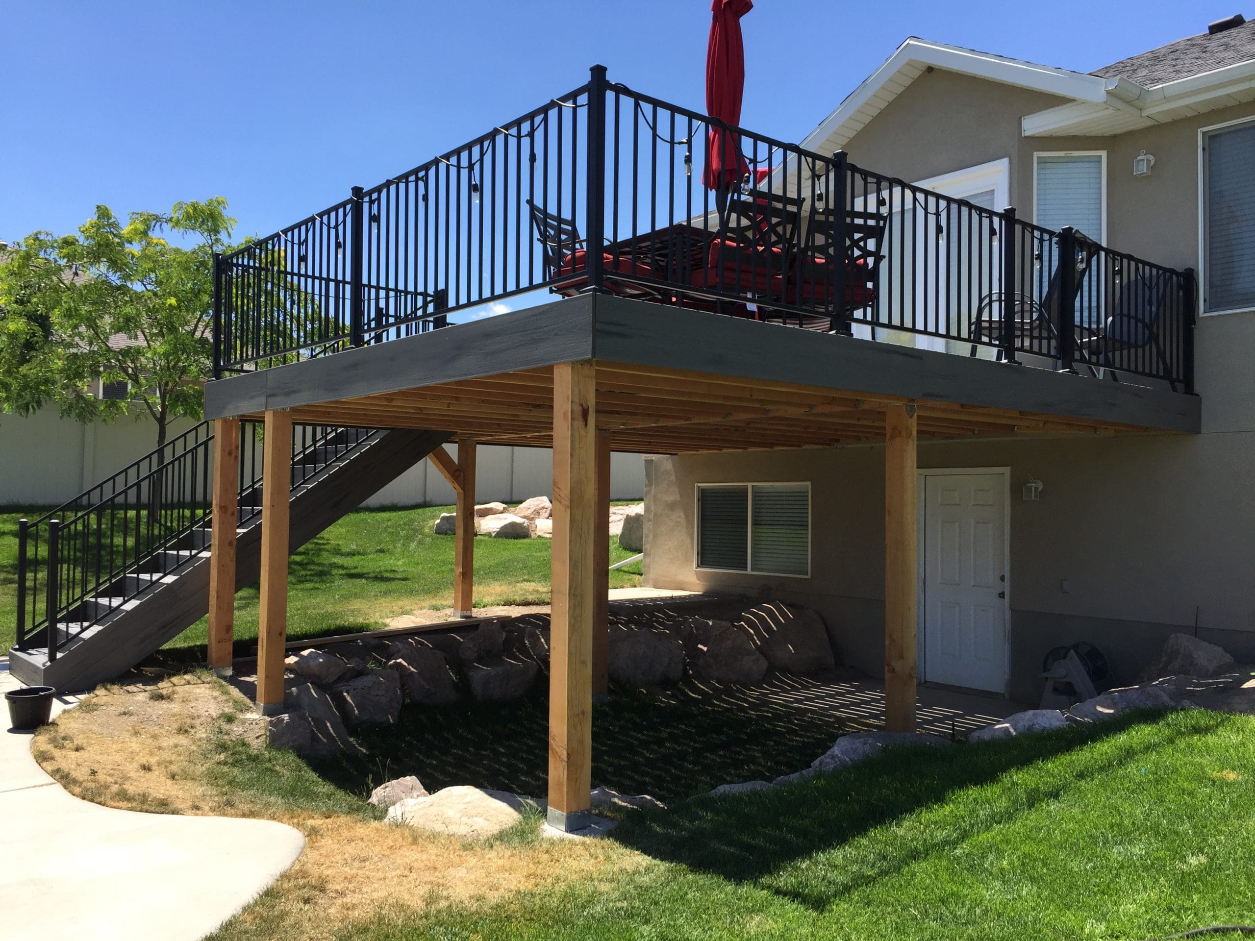 Blackrock Decks is one of the best deck builders in Eagle Mountain, Utah. Contact us for a quote on custom decks, pergolas, and patio covers.
