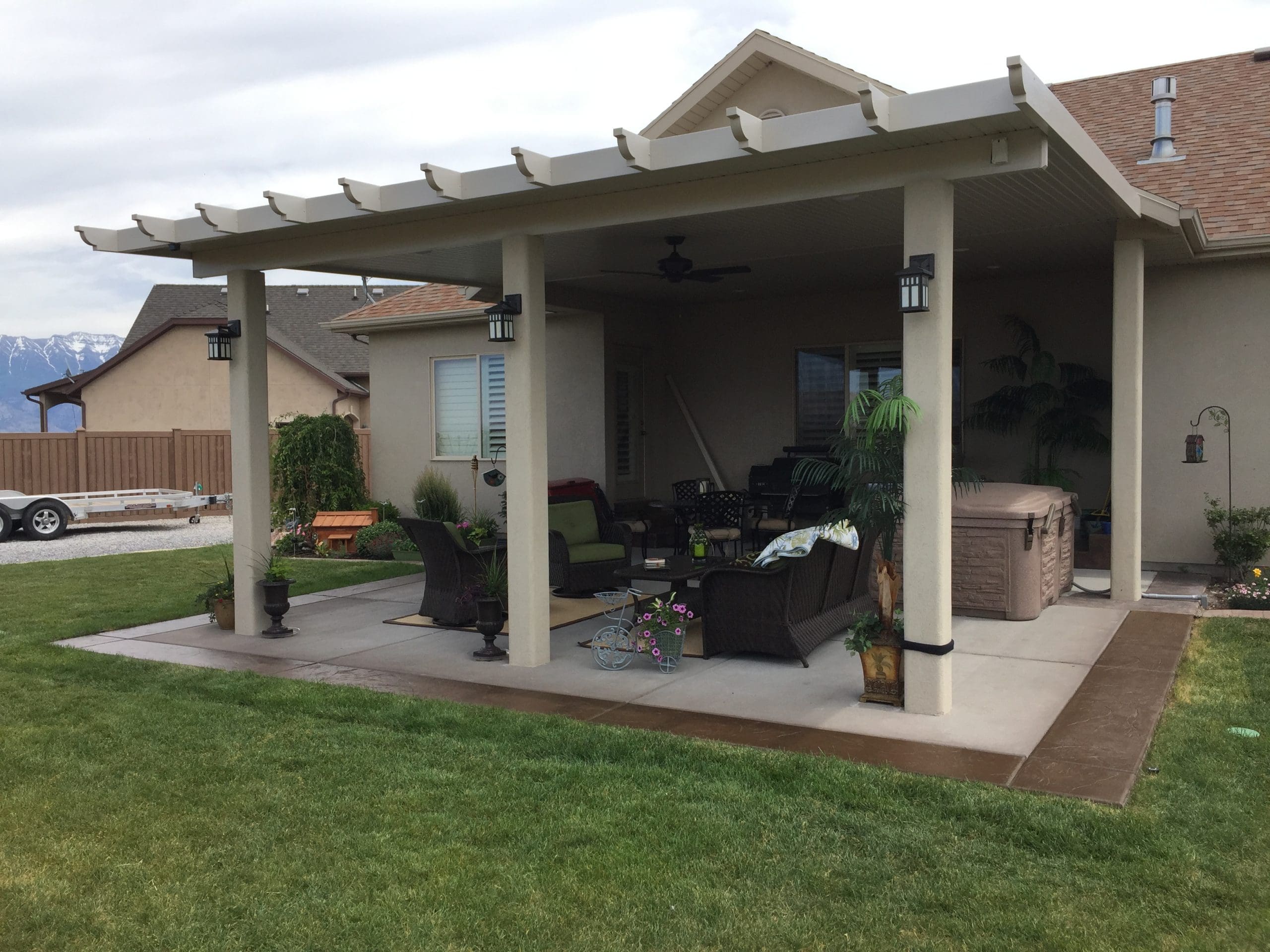 Transform the look and feel of your backyard with custom decks, pergolas and patio covers in Draper, Utah designed by Blackrock Decks.