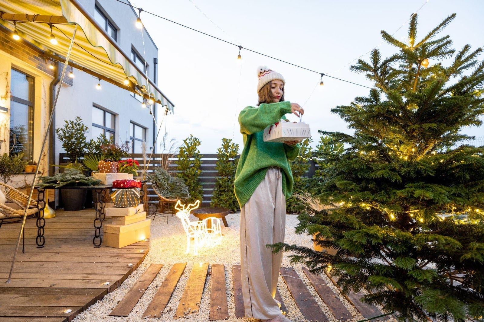 Holiday Decorations for Patios and Decks