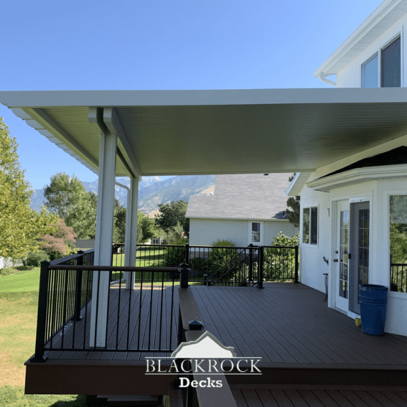 Blackrock Decks specializes in the creation of Pleasant Grove Utah Decks, Pergolas, and Patio Covers. Contact our team for a quote.