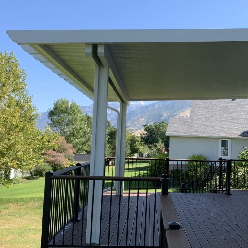 Transform your outdoor living space with a custom deck by Blackrock Decks, your custom deck builders in Spanish Fork.