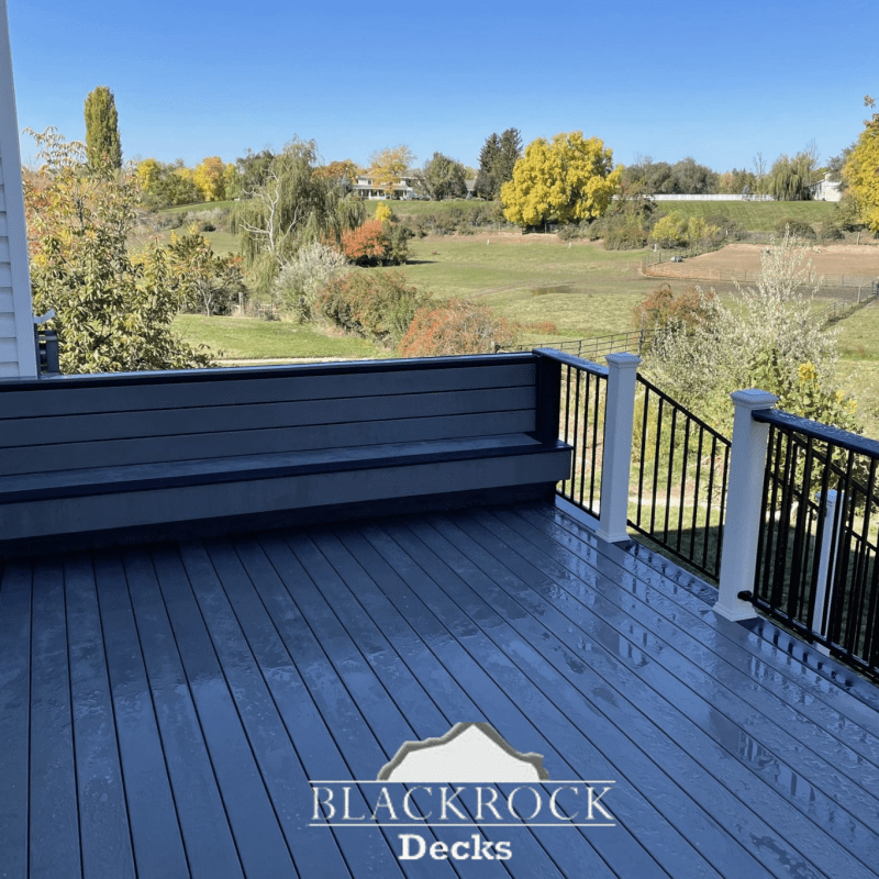 Elevate your outdoor living space with custom Santaquin Utah decks, pergolas, and patio covers by Blackrock Decks.