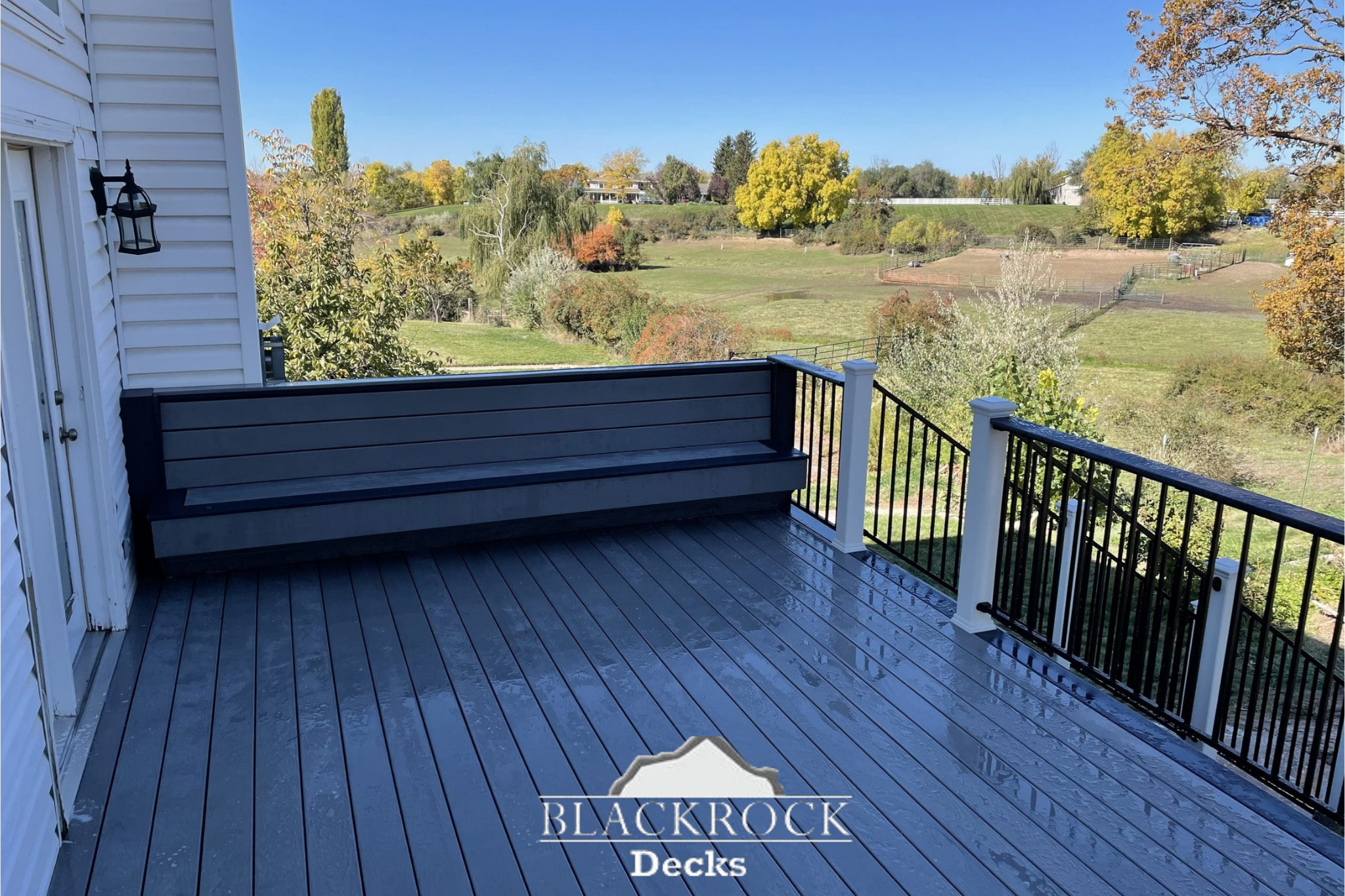 Elevate your outdoor living space with custom Santaquin Utah decks, pergolas, and patio covers by Blackrock Decks.