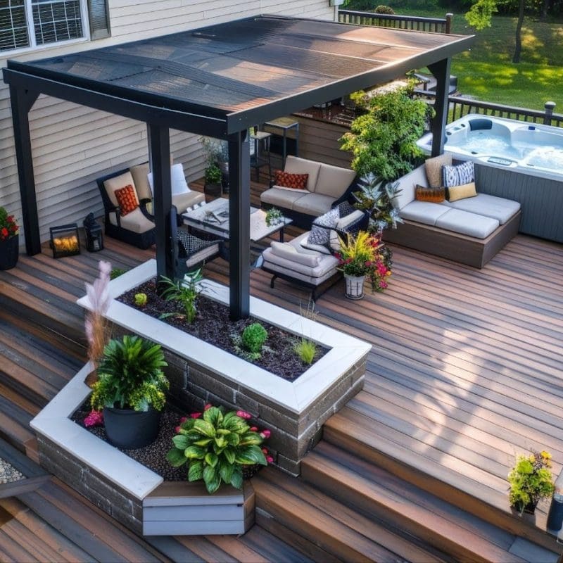 Create your own outdoor oasis with these crazy unique ways to use plants on your deck for privacy from our team at Blackrock Decks.