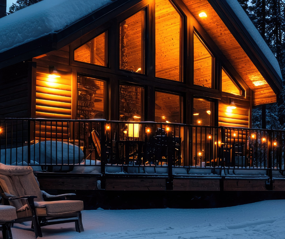 benefits of building a deck in the winter and enjoying it all year round. 